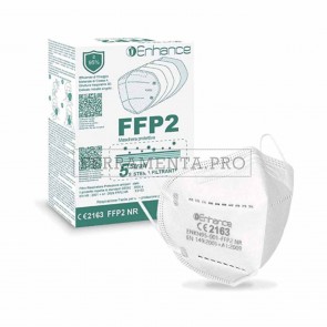 10 PEZZI MASCHERINE FFP2 NR CERTIFICATE IMBUSTATE SINGOLARMENTE ENHANCE