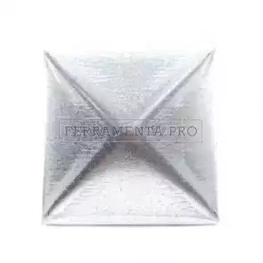 COPRIPILASTRO QUADRO QUADRATO ZINCATO COMBIARIALDO 340Z per CANCELLI