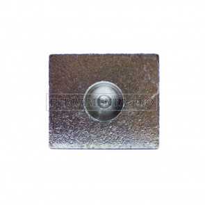 PIASTRA ZINCATA per PERNO COMBIARIALDO 349 per CANCELLI BATTENTI