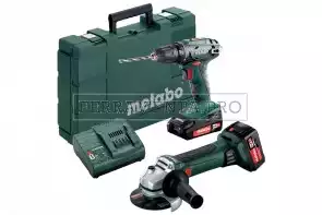 Metabo Combo Set 2.4.3 18 V Macchine a batteria nel kit in Valigetta in plastica