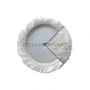 DISCO in LANA ATTORCIGLIATA D. 200mm per LUCIDATURA PARTI VERNICIATE e MARMO