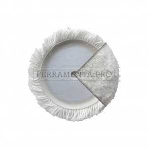 DISCO in LANA ATTORCIGLIATA D. 200mm per LUCIDATURA PARTI VERNICIATE e MARMO