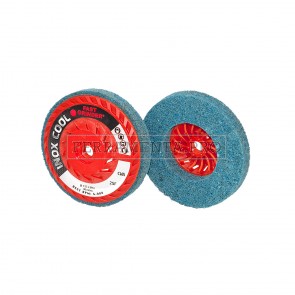 DISCO ABRASIVO INOXCOOL FINITURA LUCIDATURA PULIZIA INOX ALLUMINIO ATTACCO M14