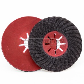 DISCO SEMIFLESSIBILE per SATINATURA LAVORAZIONE SBAVO MARMO PIETRA FINITURA SMERIGLIATRICE DAS