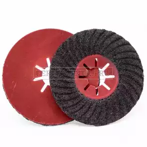 DISCO SEMIFLESSIBILE per SATINATURA LAVORAZIONE SBAVO MARMO PIETRA FINITURA SMERIGLIATRICE DAS