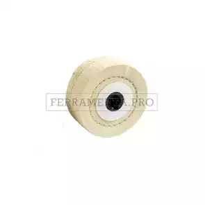 RULLO RUOTA 110x50 mm COTONE SPECIALE per LUCIDATURA a SPECCHIO con SATINATRICE