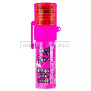 SPRAY PER DIFESA PERSONALE 15 ML SICUREZZA PROTEZIONE AGGRESSIONI PINK