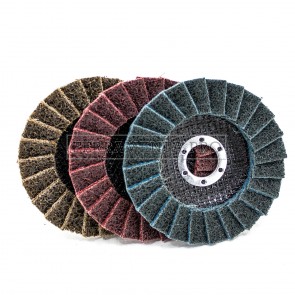 DISCO LAMELLARE SCOTCH BRITE SURFACE CONDITIONING SATINATURA FINITURA INOX METALLI