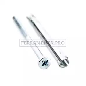 TASSELLO FISSAGGIO METALLICO ETM per SERRAMENTI in LEGNO PVC ALLUMINIO con VITE