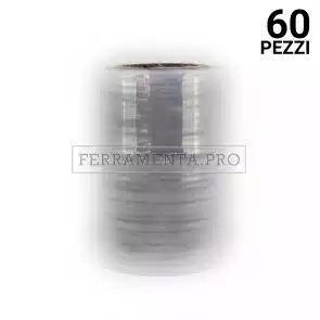 60 pezzi PELLICOLA FILM ESTENSIBILE TRASPARENTE DOMOPAK H 10cm STRETCH FILM