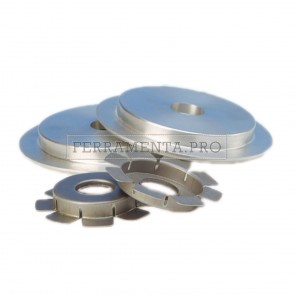 ADATTATORE COPPIA FLANGE RIDUZIONE per DISCHI COTONE LUCIDATURA o NON TESSUTO VARIE MISURE