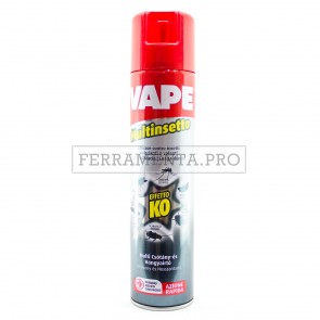 SPRAY INSETTICIDA VAPE MULTINSETTO 400 ml per FORMICHE SCARAFAGGI ZANZARE