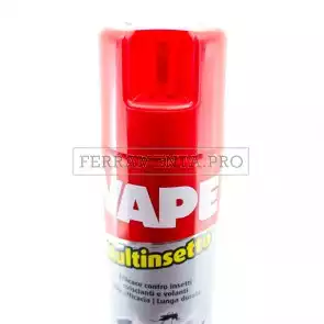 SPRAY INSETTICIDA VAPE MULTINSETTO 400 ml per FORMICHE SCARAFAGGI ZANZARE