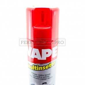 SPRAY INSETTICIDA VAPE MULTINSETTO 400 ml per FORMICHE SCARAFAGGI ZANZARE