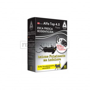 ESCA FRESCA VELENO TOPI TOPICIDA ALFA TOP 4.0 NO AVVELENAMENTO SECONDARIO 80g