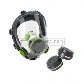 MASCHERA RESPIRATORIA INTERA BLS 5600 con FILTRI A2P3 POLVERE GAS DPI