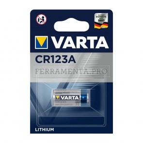 BATTERIA PILA VARTA al LITIO CR123A 3V 123A per FOTOCAMERE DIGITALI FLASH TORCE