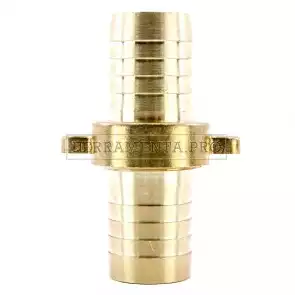 RACCORDO GIUNZIONE GIUNTO GIUNTURA in OTTONE 3 PEZZI per TUBO GOMMA IRRIGAZIONE