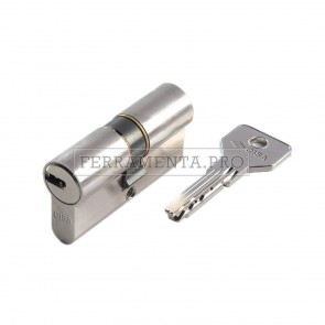 CILINDRO CISA ASIX 0E300 per SERRATURE PROFILO EUROPEO con CAMMA DIN NICHELATO