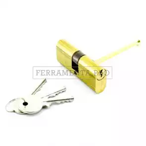 CILINDRO CISA OVALE DOPPIO CILINDRO in OTTONE con CAMMA CENTRATA e SPOSTATA