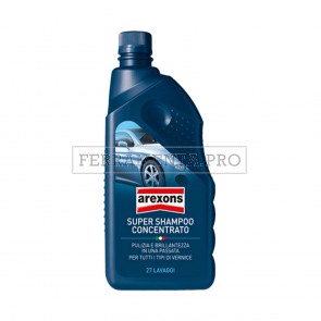 SUPER SHAMPOO CONCENTRATO 1 L AREXONS 8345 LAVAGGIO AUTO MOTO CAMPER CARROZZERIA