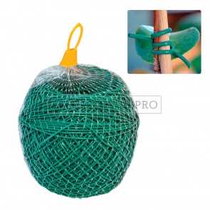 GOMITOLO TUBO TUBETTO LEGACCIO AGRICOLO IN PVC VERDE per GIARDINAGGIO AGRICOLTURA FAI DA TE