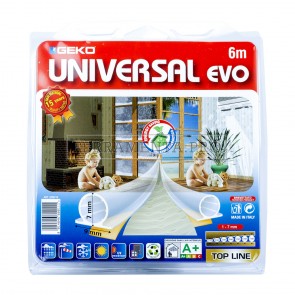 GUARNIZIONE ADESIVA TERMOPLASTICA NASTRO PARAFREDDO SPIFFERI PORTE FINESTRE 6m