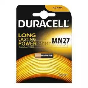BATTERIA PILA DURACELL MN27 12V A27 V27 A per TELECOMANDI SICUREZZA