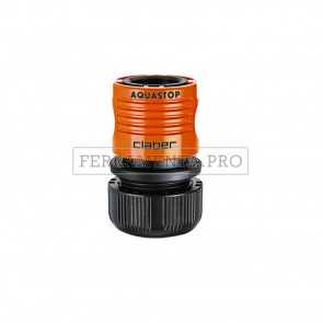 RACCORDO 5/8 ACQUA STOP per TUBO GIARDINO IRRIGAZIONE GIARDINAGGIO CLABER 8566
