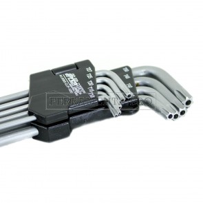 SERIE 9 CHIAVI TORX® CON FORO NICHELATE TIPO LUNGO