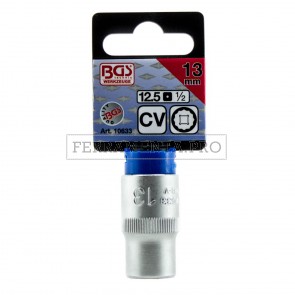 BUSSOLA CHROME VANADIUM POLIGONALE SATINATA ATTACCO 1/2 VARIE MISURE