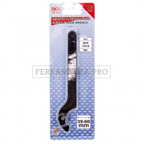 PINZA CHIAVE A SETTORE per BORCHIE GHIERE con DENTE FLESSIBILE TESTA SNODATA in ACCIAIO PROFESSIONALE