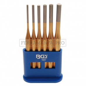 SET 6 PEZ CACCIASPINE da 3 a 8 mm LUNGHEZZA 150 mm PROFESSIONALI con SUPPORTO