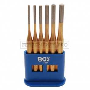 SET 6 PEZ CACCIASPINE da 3 a 8 mm LUNGHEZZA 150 mm PROFESSIONALI con SUPPORTO