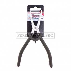 PINZA DRITTA PER RIMOZIONE ANELLI ELASTICI SEEGER INTERNI 19/60mm