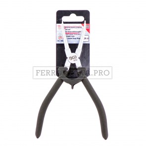 PINZA DRITTA PER RIMOZIONE ANELLI ELASTICI SEEGER INTERNI 19/60mm