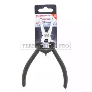 PINZA PIEGATA PER RIMOZIONE ANELLI ELASTICI SEEGER INTERNI 19/60mm