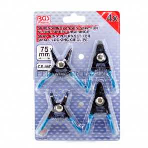 KIT 4 PINZE per ANELLI di BLOCCAGGIO ARRESTO SEEGER PICCOLI 