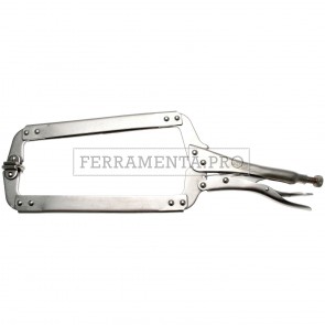 MORSETTO a SCATTO PINZA GANASCIA A C AUTOBLOCCANTE con VITE per SALDATURA