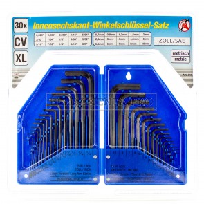 KIT 30 BRUGOLE con MISURE METRICHE e POLLICI con CUSTODIA RIPIEGABILE