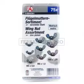 KIT ASSORTIMENTO DADI A FARFALLA DA 75 PEZZI PROFESSIONALE