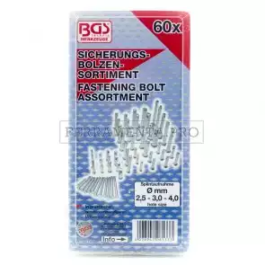 KIT ASSORTIMENTO PERNI DI FISSAGGIO DA 60 PEZZI PROFESSIONALE