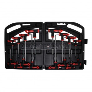 SET KIT 16 PEZZI CHIAVI MASCHIO ESAGONALI e TORX con IMPUGNATURA ANTISCIVOLO