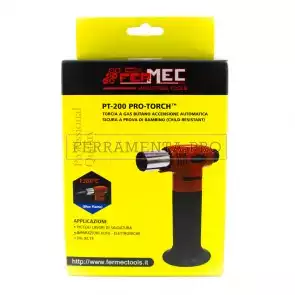 TORCIA SALDATORE A GAS PROFESSIONALE FERMEC PER METALLI con GAS INCLUSO