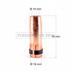 UGELLO GUIDA GAS CONICO RAME per TORCIA SALDATURA MIG 501