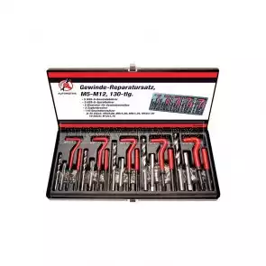 KIT 130 pz RIPARAZIONE FILETTATURE RIPARA FILETTI RIPORTATI ELICOIDI MASCHI