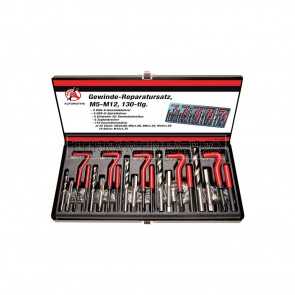 KIT 130 pz RIPARAZIONE FILETTATURE RIPARA FILETTI RIPORTATI ELICOIDI MASCHI