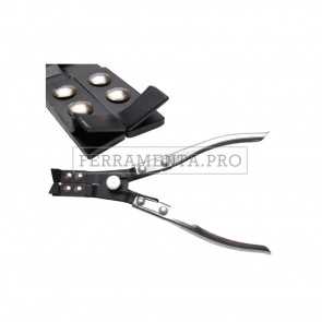 PINZE A MOLLA IN ACCIAIO TEMPERATO per ANELLI RASCHIAOLIO DA 60mm A 120mm