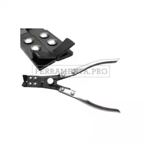 PINZE A MOLLA IN ACCIAIO TEMPERATO per ANELLI RASCHIAOLIO DA 60mm A 120mm
