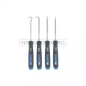 KIT ASSORTIMENTO 4 GANCI UNCINI per RIMOZIONE O-RING GUARNIZIONI POSA CAVI